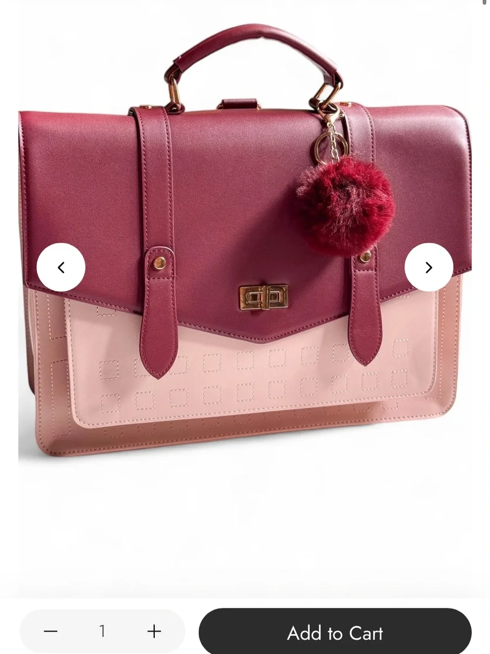 Nwt academia Luxe laptop bag